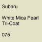 Preview: Subaru, White Mica Pearl Tricoat, 075.